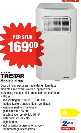 ALDI Tristar Mobiele airco aanbieding