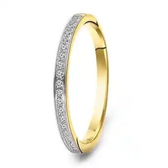 Siebel Juweliers Geelgouden ring met diamant 62921r001 aanbieding