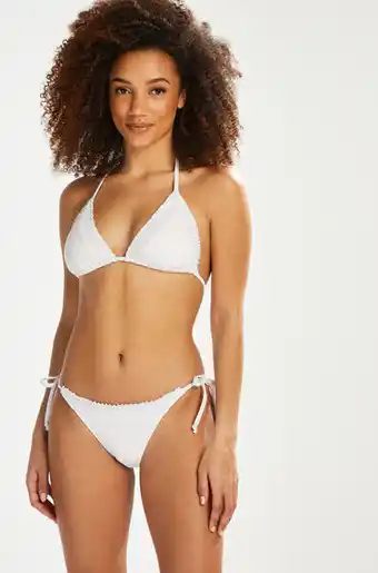 Hunkemoller Hunkemöller brazilian tanga bikinibroekje maldives wit aanbieding