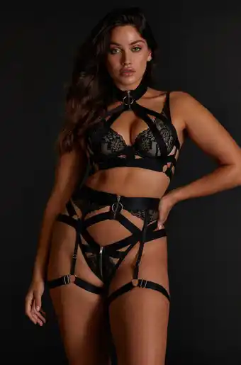 Hunkemoller Hunkemöller jarretel clementine zwart aanbieding