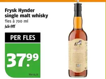 Poiesz Frysk hynder single malt whisky aanbieding