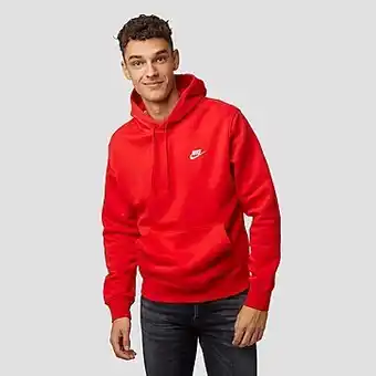 Perry Sport Nike sportswear club trui rood heren aanbieding