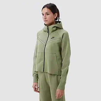 Perry Sport Nike sportswear tech fleece windrunner vest groen dames aanbieding