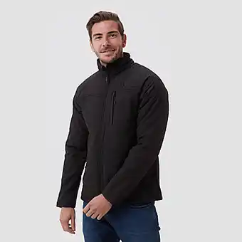 Perry Sport Boriken softshell outdoorjas zwart heren aanbieding