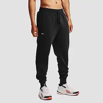 Perry Sport Under armour fleece joggingbroek zwart kinderen aanbieding