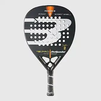 Perry Sport Bullpadel hack 22 padelracket zwart/zilver kinderen aanbieding