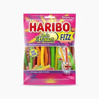 Hoogvliet Haribo soda straws f!zz aanbieding