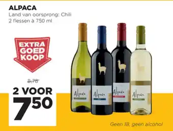 Jumbo Alpaca 2 flessen a 750ML aanbieding