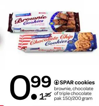 Spar SPAR cookies aanbieding