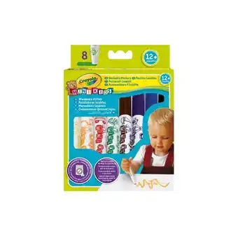 Top1Toys Crayola mini kids 8 afwasbare stiften aanbieding