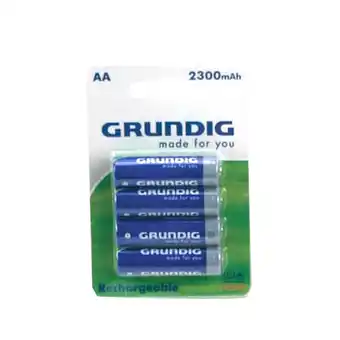 Top1Toys Grundig aa batterijen oplaadbaar 4 stuks aanbieding