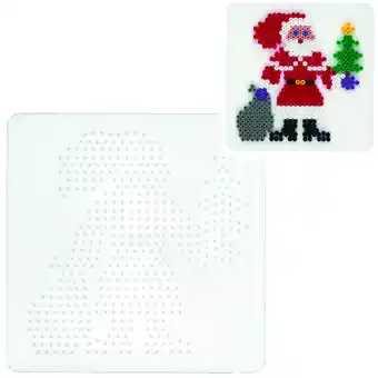 Top1Toys Hama strijkkralen grondplaat kerstman wit aanbieding