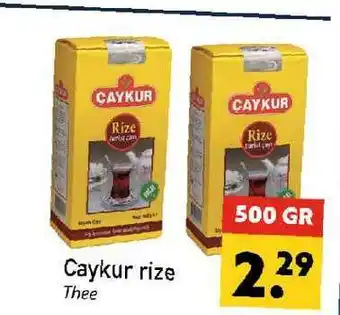 Tanger Markt Caykur Rize Thee 500 gr aanbieding