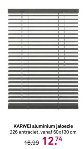Karwei Karwei aluminium jaloezie aanbieding