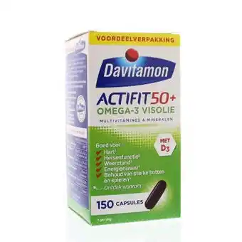 Vitamins Davitamon actifit 50+ omega 3 150 overig aanbieding