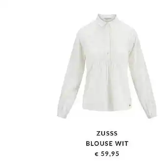 BoMonT Zusss blouse wit aanbieding