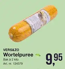 Bidfood Vers&zo wortelpuree aanbieding