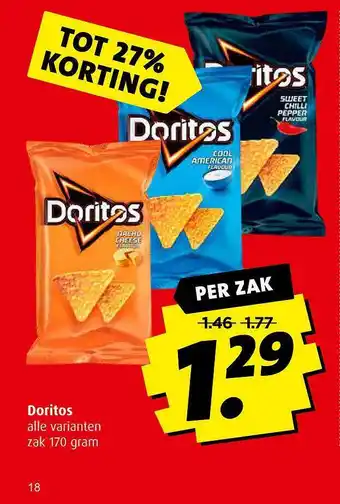 Boni Doritos aanbieding