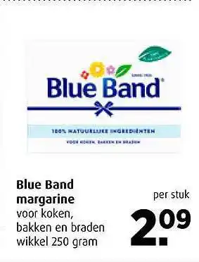 Boni Blue band margarine aanbieding