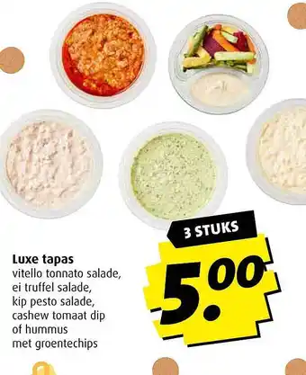 Boni Luxe tapas aanbieding