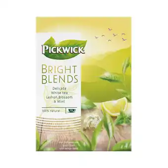 Albert Heijn Pickwick Bright blends lemon, blossom & mint thee aanbieding