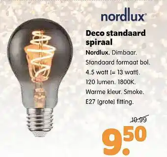 Plentyparts Deco standaard spiraal nordlux aanbieding