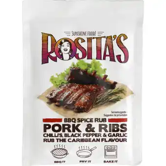 Albert Heijn Rosita's BBQ rub voor vlees & spareribs aanbieding