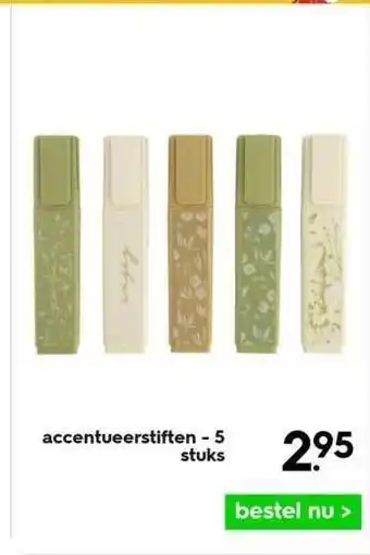 HEMA Accentueerstiften aanbieding