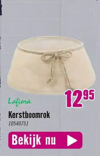 Hornbach Lafiora kerstboomrok aanbieding