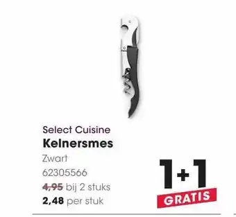 HANOS Select cuisine kelnersmes aanbieding