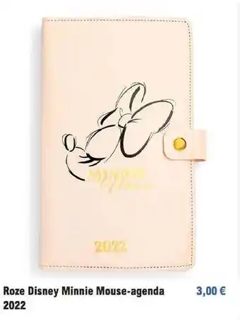 Primark Roze disney minnie mouse-agenda 2022 aanbieding