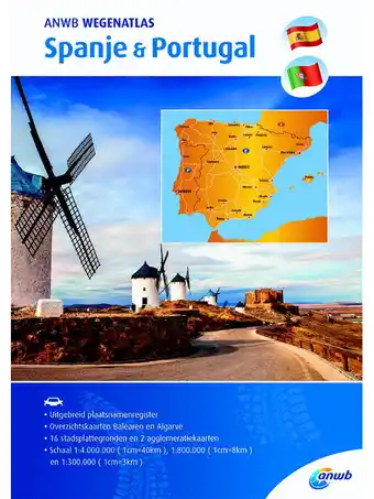 ANWB Anwb wegenatlas spanje/portugal aanbieding