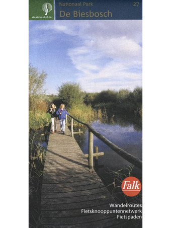 ANWB Falk fiets-wandelkaart sbb 27 biesbosch aanbieding