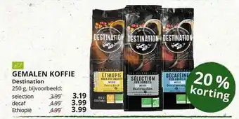 Natuurwinkel Gemalen Koffie Destination 20% Korting aanbieding