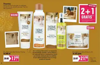 De Online Drogist Therme Hammam Clay Shower Peeling Of Hammam Body Butter To Oil 2+1 Gratis aanbieding