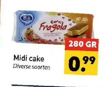 Tanger Markt Midi Cake aanbieding