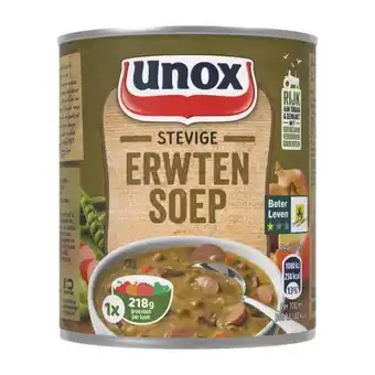 Coop Unox erwtensoep aanbieding