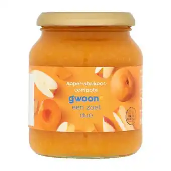 Coop G'woon appel abrikozen compote aanbieding