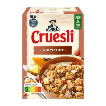 Coop Quaker cruesli multifruit aanbieding