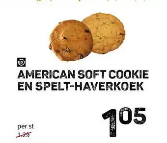 Ekoplaza American Soft Cookie En Spelt-Haverkoek aanbieding