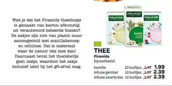 Ekoplaza Thee Piramide aanbieding