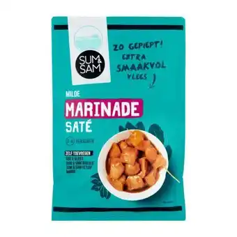 Coop Sum & sam saté marinade aanbieding