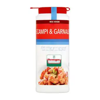 Coop Verstegen kruidenmix voor scampi & garnalen aanbieding