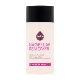 Coop Derlon nagellakremover zonder aceton aanbieding