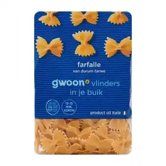 Coop G'woon farfalle aanbieding