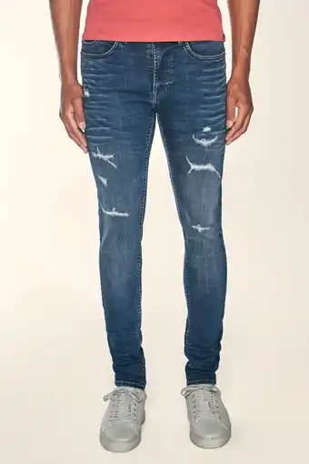 Jeans Centre Chief byron skinny fit dark used blue breaks aanbieding