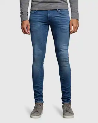 Only for Men Cast iron fander super slim heren jeans aanbieding