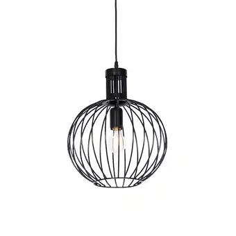 Lampenlicht.nl Design hanglamp zwart 30 cm - wire dos aanbieding