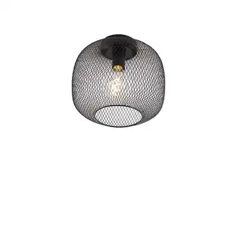 Lampenlicht.nl Moderne zwarte plafondlamp - bliss mesh aanbieding