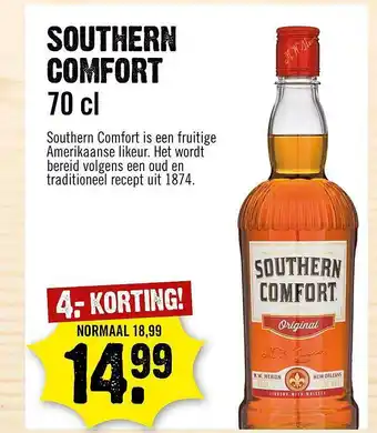 Dirck 3 Southern Comfort 4.- Korting aanbieding